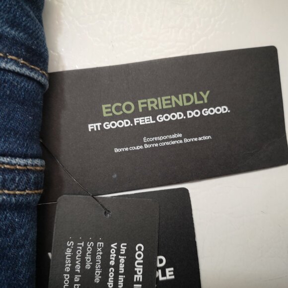 NWT Silver Jean Co. Ladies Size Medium Indigo Wash Hi-Rise Skinny Infinite Fit - Picture 9 of 11